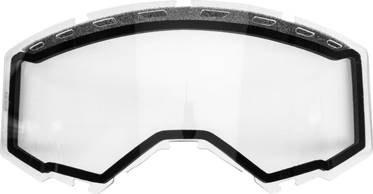 FLY RACING Youth Dual Lens With Vents Clear FLD-004