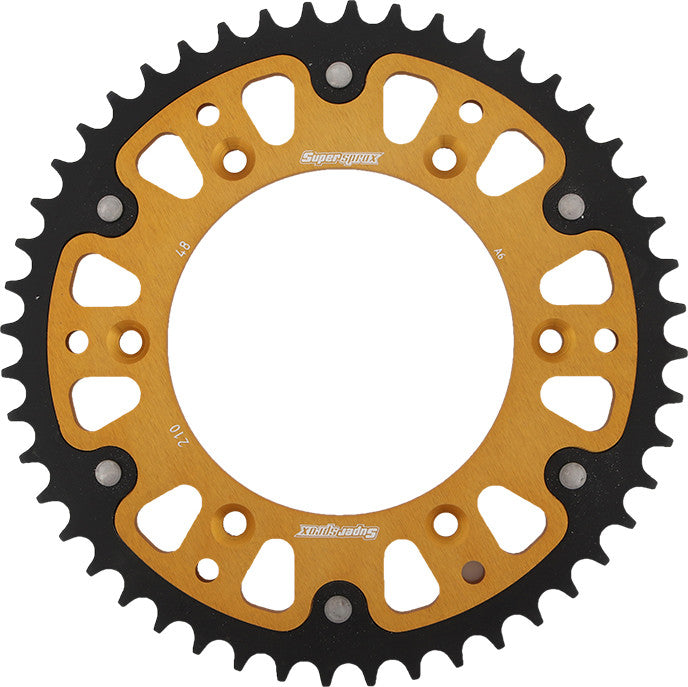 SUPERSPROX Rear Stealth Sprocket Alu/Stl 48t-520 Gld Hon RST-210-48-GLD