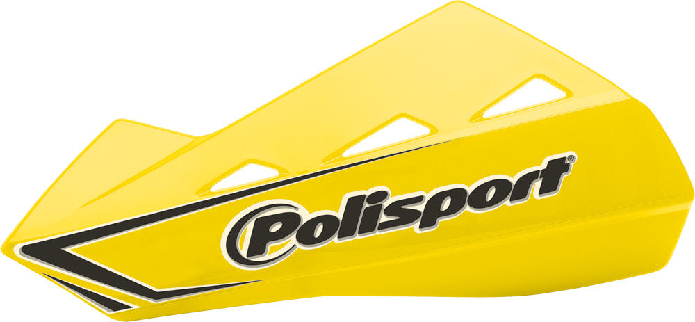 POLISPORT Qwest Handguards W/Plastic Mounting Kit Yellow Rm 01 8304200033