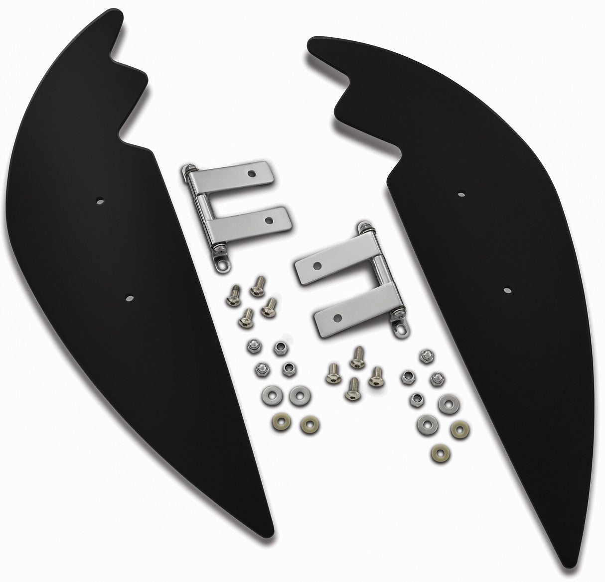 SHOW CHROME (new) Lower Wind Deflector Kit 52-934L
