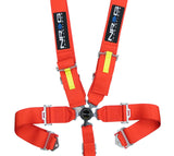 NRG SFI 16.1 5PT 3in. Seat Belt Harness / Cam Lock - Red SBH-RS5PCRD