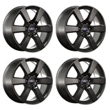 Ford Racing 15-16 F-150 20in x 8.5in Wheel Set with TPMS Kit - Matte Black M-1007K-P20XB
