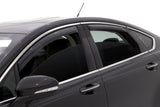 AVS 13-18 Ford Fusion Ventvisor In-Channel Front & Rear Window Deflectors 4pc - Smoke 194714
