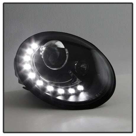 Spyder Volkswagen Beetle 06-10 Projector Headlights DRL LED Black PRO-YD-VB06-DRL-BK 5080929