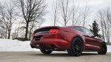 Corsa 2015 Ford Mustang GT 5.0 3in Cat Back Exhaust, Black Dual 4.5in Tip (Xtreme) 14328BLK