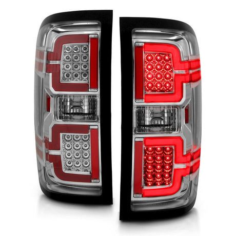 ANZO 2014-2018 Chevy Silverado 1500 LED Taillights Chrome 311291