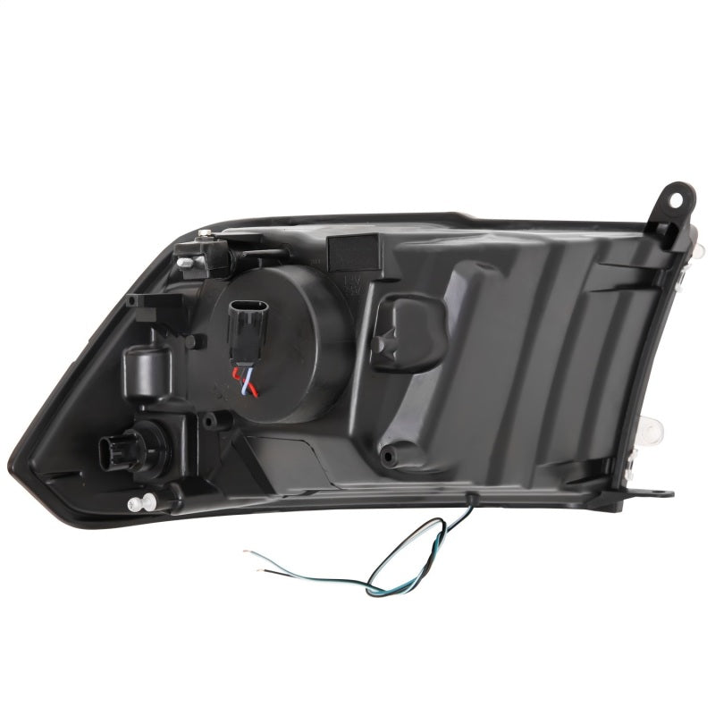 ANZO 09-18 Dodge Ram 1500 Plank Style Projector Headlights Chrome w/ Halo 111405