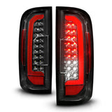 ANZO 15-21 GMC Canyon Full LED Taillights w/ Red Lightbar Black Housing/Clear Lens 311434