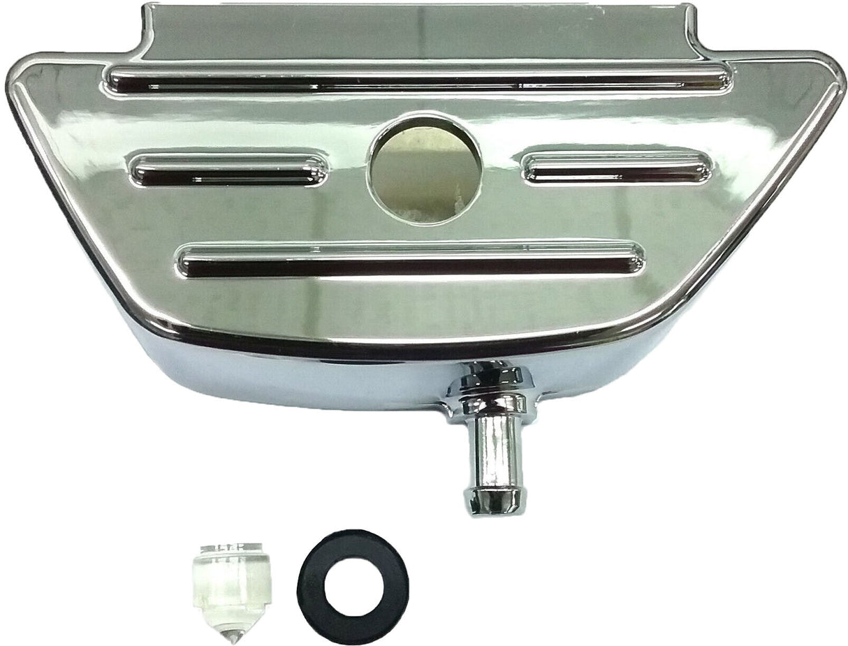 HARDDRIVE Chr Rear Master Cylinder Res. `86-94 Flh `86-99 Fxst 85-00 144222