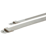 DEI Stainless Steel Positive Locking Tie 1/2in (12mm) x 9in - 8 per pack 10211