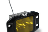 DV8 3-Inch Elite Series LED Amber Flush Mount Pod Light BE3FMW40W-A