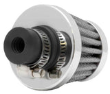 K&N 2in Base OD x .375in Flange ID x 1.75in H Rubber Base Crankcase Vent Filter - White 62-1600WT