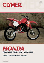 CLYMER Repair Manual Hon Cr60-125r CM442