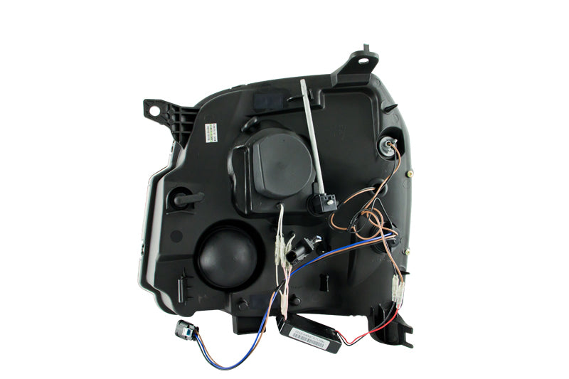 ANZO 2007-2014 Gmc Yukon Projector Headlights w/ Halo Black (CCFL) 111148