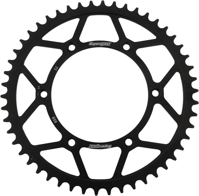 SUPERSPROX Rear Sprocket Steel 50t-520 Blk Suz RFE-808-50-BLK