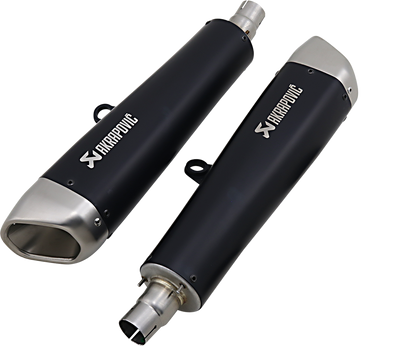 Silenciadores AKRAPOVIC de titanio negro S-T12SO2-HCQTBL 1811-3942