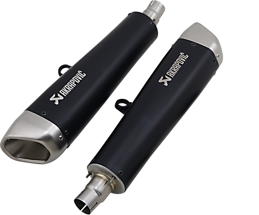 AKRAPOVIC Black Titanium Mufflers S-T12SO2-HCQTBL 1811-3942