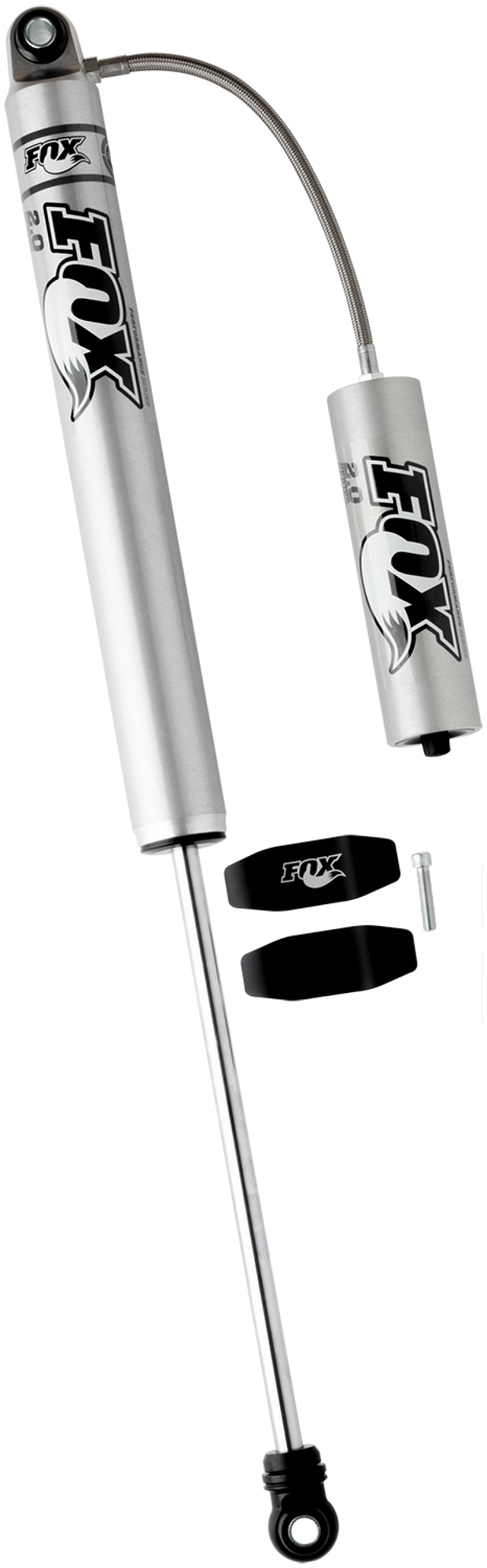 Fox 99+ Chevy HD 2.0 Performance Series 14.1in. Smooth Body Remote Res. Rear Shock / 7-10in. Lift 980-24-957