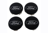 Ford Racing Ford Truck/SUV Black And Chrome Wheel Center Cap Kit M-1096K-BCT
