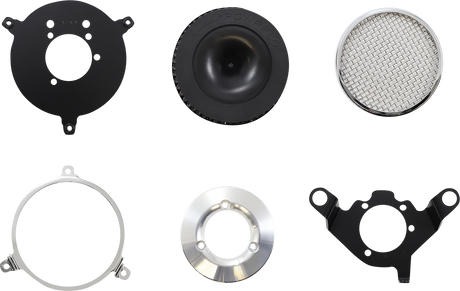 COBRA Air Filter - Plain - Chrome 606-0102-03-SB