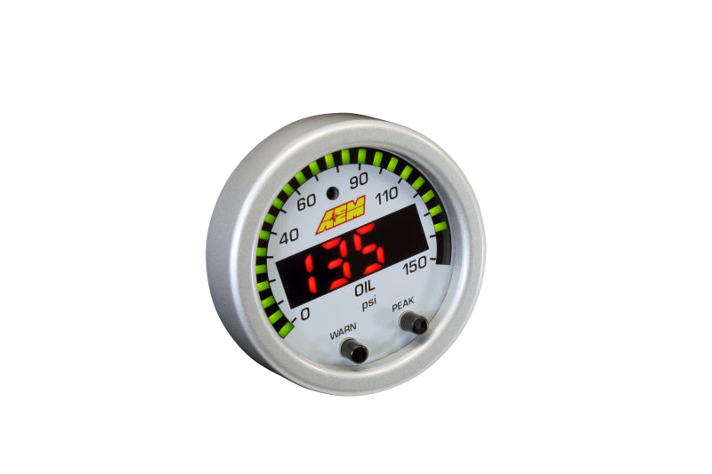AEM X-Series 0-150 Oil Pressure Gauge Kit 30-0307