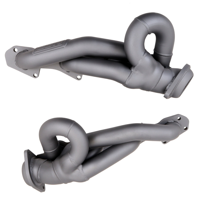 BBK 14-18 GM Truck 5.3/6.2 1 3/4in Shorty Tuned Length Headers - Titanium Ceramic 4047