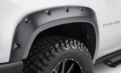 Bushwacker 2020 Chevrolet Silverado 3500/2500 HD Pocket Style Flares 4pc - Black 40982-02