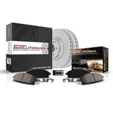 Power Stop 06-11 Honda Civic Front Z17 Evolution Geomet Coated Brake Kit CRK2384