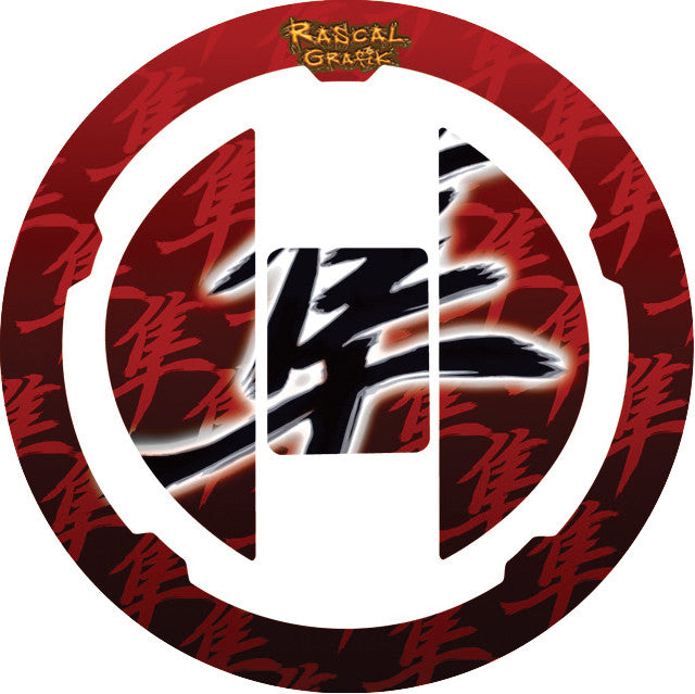 RASCAL GRAFIK Gas Cap Prot Suz Hayabusa Red RA36677