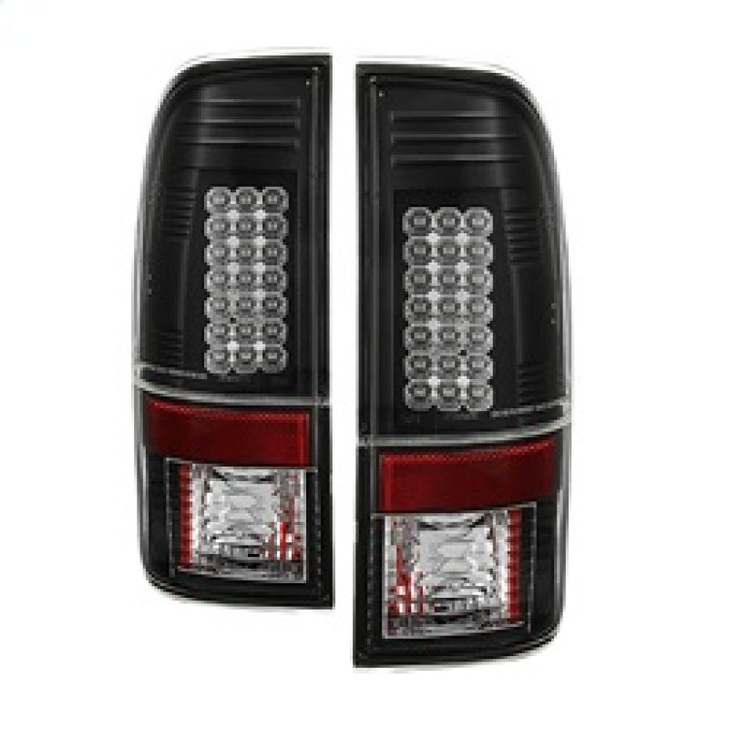 Spyder Ford Super Duty 08-15 LED Tail Lights Black ALT-YD-FS07-LED-BK 5003898