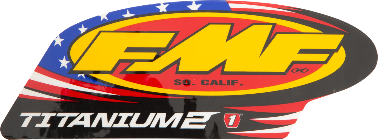 FMF 2-Stroke Titanium 2 Decal 12786