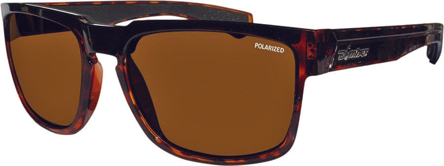 BOMBER Smart Bomb Eyewear Tortoise W/Brown Polarized Lens SM112