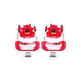 Power Stop 94-98 Ford Mustang Front Red Calipers w/Brackets - Pair S4378