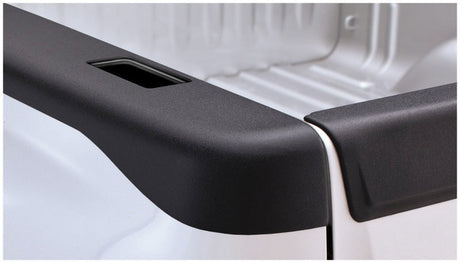 Bushwacker 07-14 Chevy Silverado 1500 Fleetside Bed Rail Caps 78.7in Bed - Black 48521