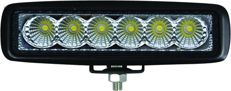 Hella Value Fit Mini 6in LED Light Bar - Flood Beam Pedestal LA357203001