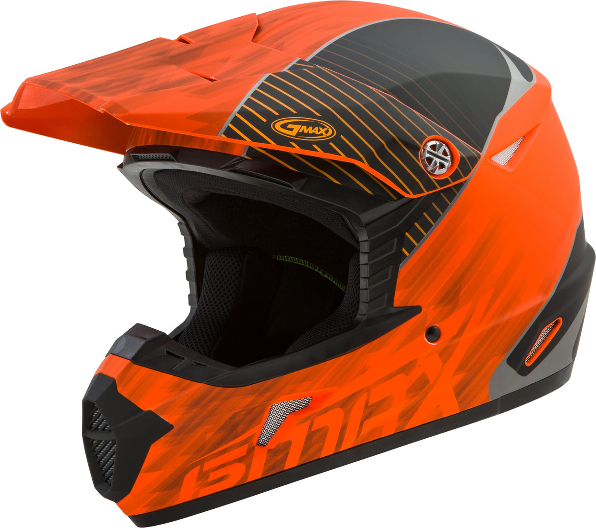GMAX Youth Mx-46y Off-Road Colfax Helmet Matte Orange/Black Ys G3463130