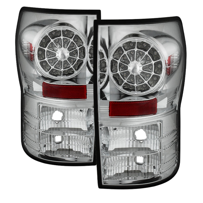 Spyder Toyota Tundra 07-13 LED Tail lights Chrome ALT-YD-TTU07-LED-C 5029591