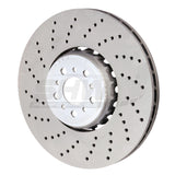 SHW 20-21 BMW X3 M 3.0L Left Front Cross-Drilled Lightweight Brake Rotor (34118054825) BFL43501
