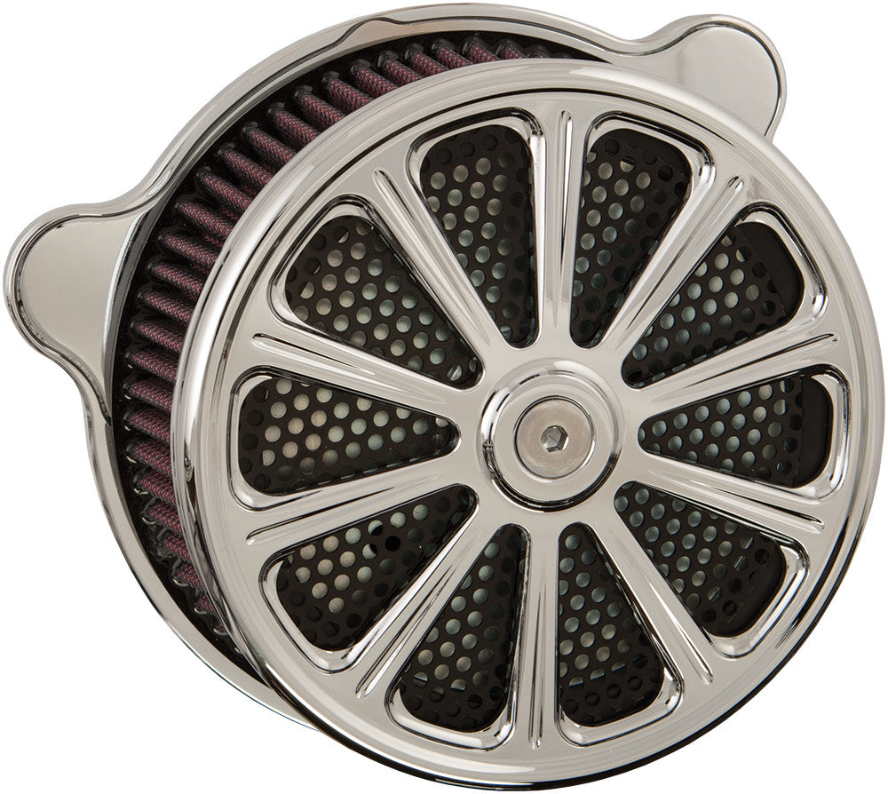HARDDRIVE Air Cleaner Luck Chrome Fl Flht Throttle By Wire F2120C-ACTBW