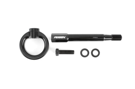 Perrin 2022 Subaru WRX / 18-21 Crosstrek / 14-21 Forester Tow Hook Kit (Front)  - Black PSP-BDY-237BK