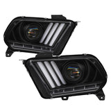 Spyder Ford Mustang 10-13 Projector Headlights - HID Model Only - Black PRO-YD-FM2010V2-HID-BK 5084569