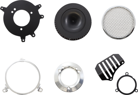 COBRA Air Filter - Plain - Chrome 606-0101-03-SB
