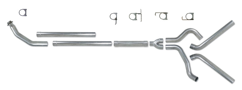 Diamond Eye KIT 4in TB MFLR RPLCMENT PIPE DUAL AL: 94-02 DODGE CUMMINS 5.9L K4214A-RP