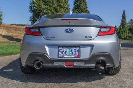 Perrin 2022 BRZ/GR86 Axle Back Exhaust SS (Single Side Exit w/Helmholtz Chamber) PSP-EXT-368BR