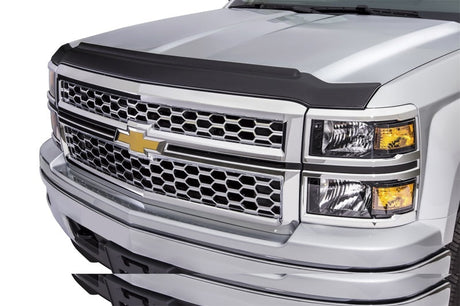 AVS 15-18 Chevy Tahoe Aeroskin II Textured Low Profile Hood Shield - Black 436066