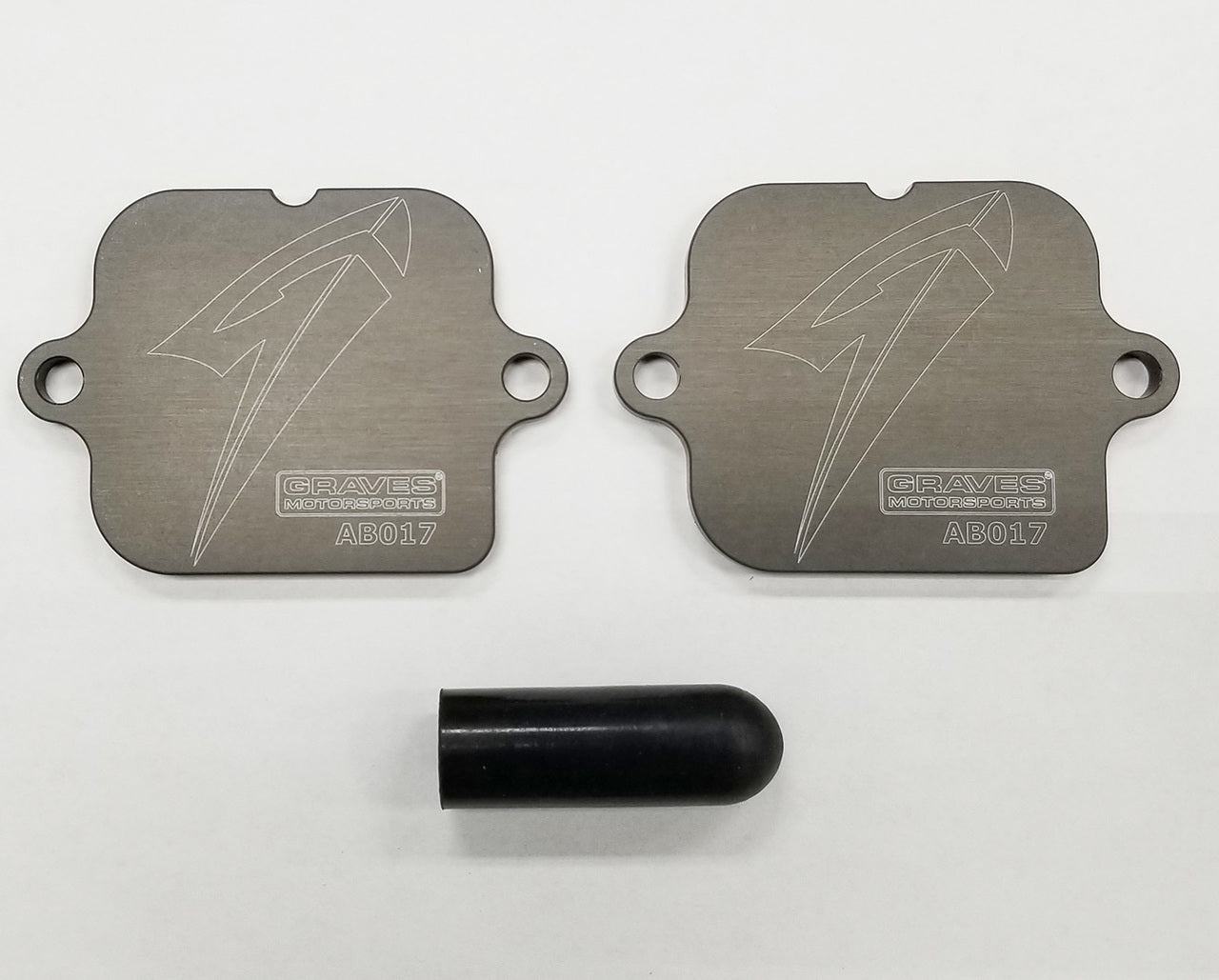 Graves motorsports smog block off plates for honda cbr model sport bikes