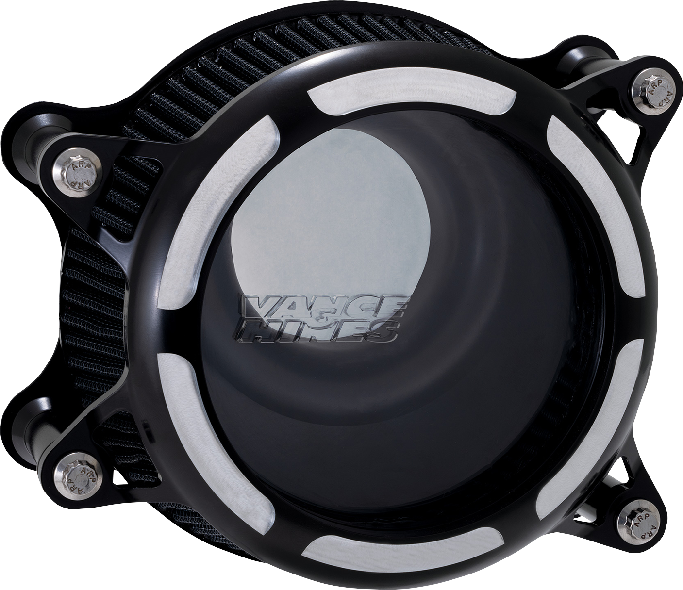 VANCE & HINES VO2 Insight Air Cleaner - Black Contrast 41095