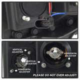 Spyder Ford F250/350/450 05-07 Projector Headlights - Light Bar DRL LED - Black PRO-YD-FS05V2-LB-BK 5084507