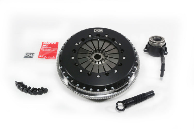 DKM Clutch 2.0 VW/Audi A3 TSI 8 Bolt Motor MS Twin Disc Clutch w/Steel Flywheel (660 ft/lbs Torque) MS-034-060