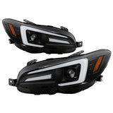 Spyder Subaru Impreza WRX 15-20 Halogen Model Projector Headlights - Black PRO-YD-SWRX15SI-SBSEQ-BK 5088086